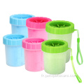 Tasse de nettoyant pour chiens de nettoyage pour chiens de nettoyage pour chien en silicone pour animaux de compagnie